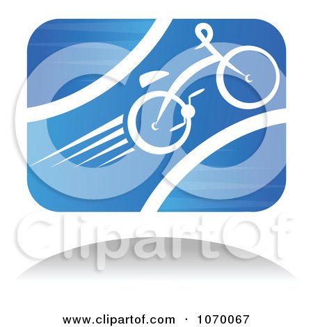 Clipart Cyclist Icon And Shadow 5 - Royalty Free Vector Illustration by Vector Tradition SM