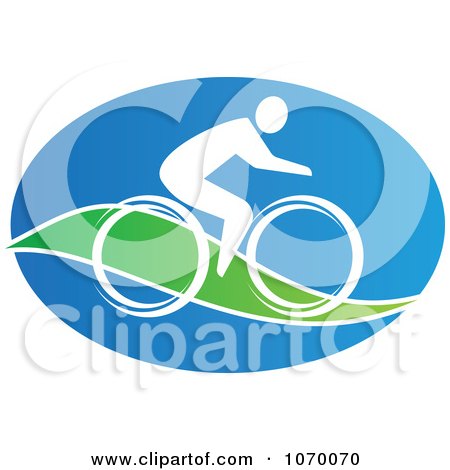 Clipart Cyclist Icon 6 - Royalty Free Vector Illustration by Vector Tradition SM