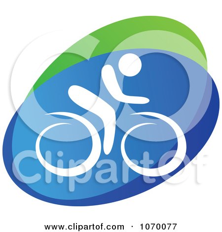 Clipart Cyclist Icon 2 - Royalty Free Vector Illustration by Vector Tradition SM