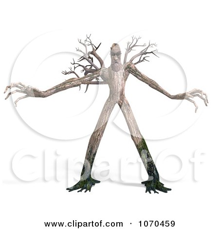Clipart 3d Ent Tree Blocking 2 - Royalty Free CGI Illustration by Ralf61