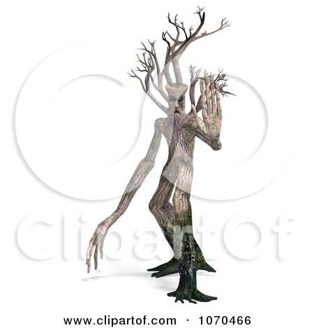 Clipart 3d Ent Tree Stopping 1 - Royalty Free CGI Illustration by Ralf61