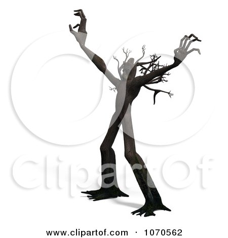 Clipart 3d Ent Tree Blocking 3 - Royalty Free CGI Illustration by Ralf61