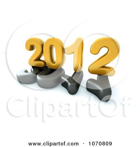 Clipart 3d 2012 on 2011 - Royalty Free CGI Illustration by chrisroll