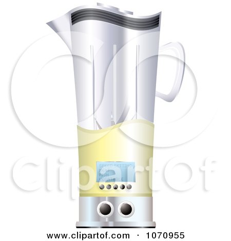 Clipart 3d Kitchen Blender - Royalty Free Vector Illustration by michaeltravers