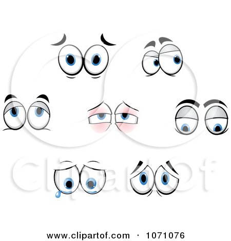 Clipart Sets Of Emotional Eyes 1 - Royalty Free Vector Illustration by Vector Tradition SM