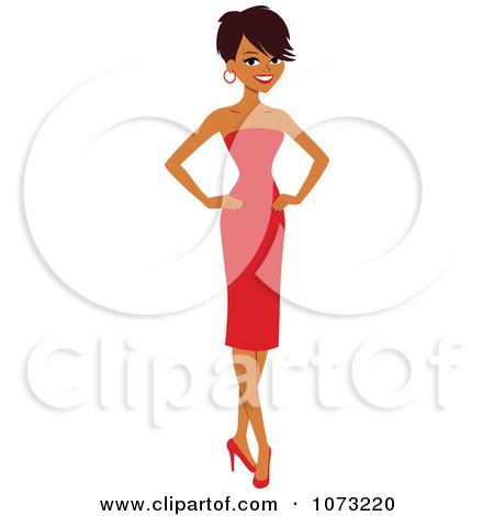 https://images.clipartof.com/small/1073220-Clipart-Beautiful-Black-Woman-In-A-Red-Dress-Royalty-Free-Vector-Illustration.jpg