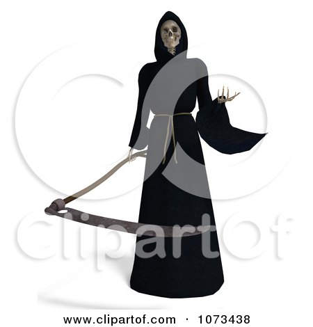 grim reaper scythe clipart