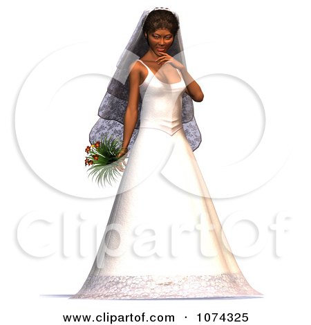 Clipart 3d Oriental Bride - Royalty Free CGI Illustration by Ralf61