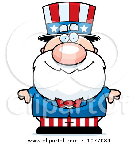 Clipart Happy Uncle Sam - Royalty Free Vector Illustration by Cory Thoman
