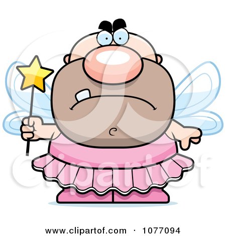 Clipart Mad Male Tooth Fairy - Royalty Free Vector Illustration by Cory Thoman