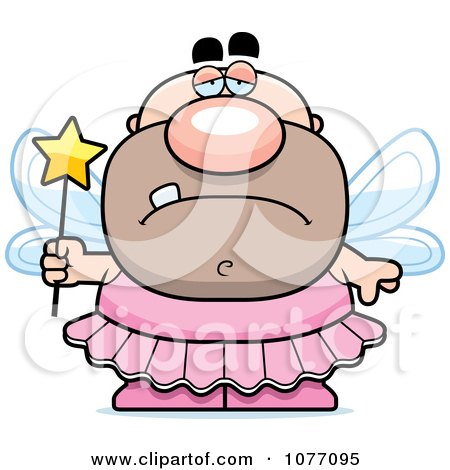 Clipart Sad Male Tooth Fairy - Royalty Free Vector Illustration by Cory Thoman