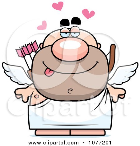 Clipart Valentines Day Cupid - Royalty Free Vector Illustration by Cory Thoman