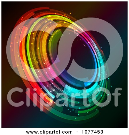 Clipart Vibrant Colorful Circle - Royalty Free Vector Illustration by KJ Pargeter