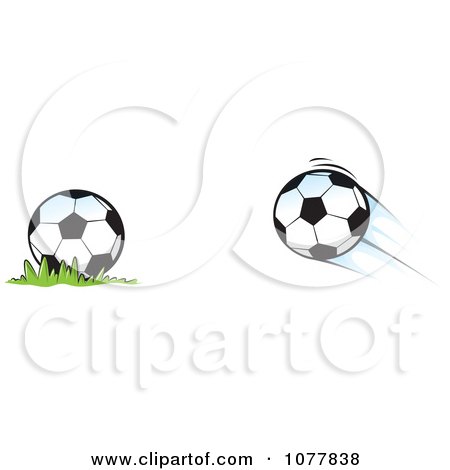 Clipart Soccer Balls - Royalty Free Vector Illustration by jtoons