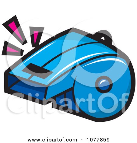 Clipart Soccer Whistle - Royalty Free Vector Illustration by jtoons