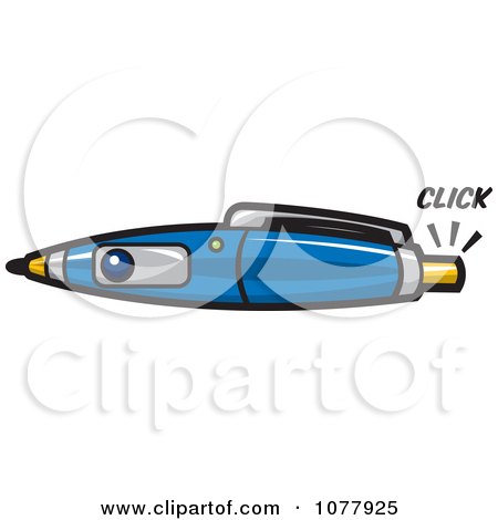Clipart Spy Camera Pen - Royalty Free Vector Illustration by jtoons