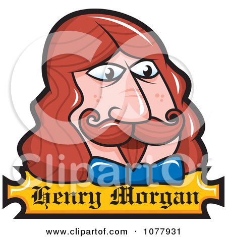 Clipart Captain Henry Morgan - Royalty Free Vector Illustration by jtoons