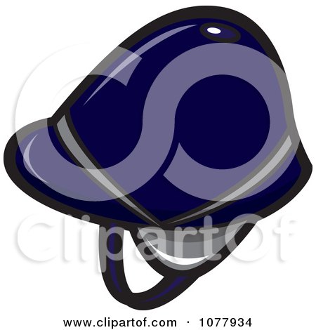 Clipart Equestrian Helmet - Royalty Free Vector Illustration by jtoons