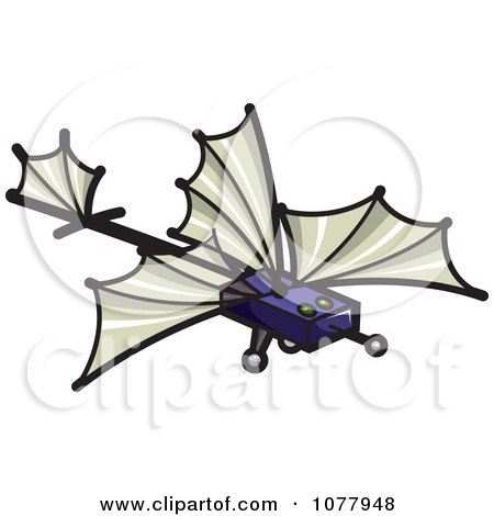 Clipart Spy Glider - Royalty Free Vector Illustration by jtoons