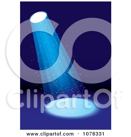 Clipart Stage Spotlight Shining Down - Royalty Free Vector Illustration by michaeltravers