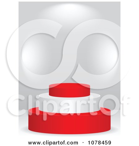 Clipart 3d Austrian Flag Podium - Royalty Free Vector Illustration by Andrei Marincas