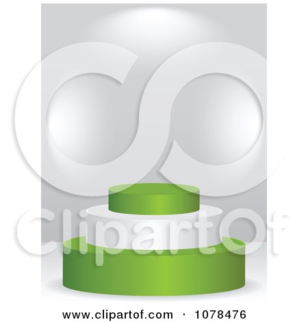 Clipart 3d Nigerian Flag Podium - Royalty Free Vector Illustration by Andrei Marincas