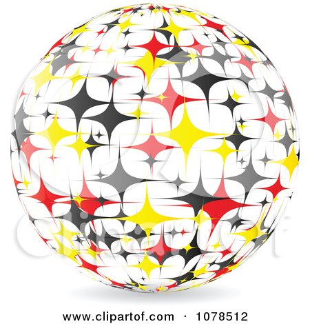 Clipart Starry German Sphere - Royalty Free Vector Illustration by Andrei Marincas