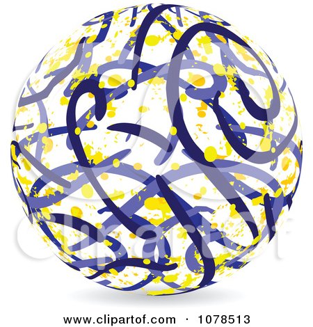 Clipart Abstract European Sphere - Royalty Free Vector Illustration by Andrei Marincas