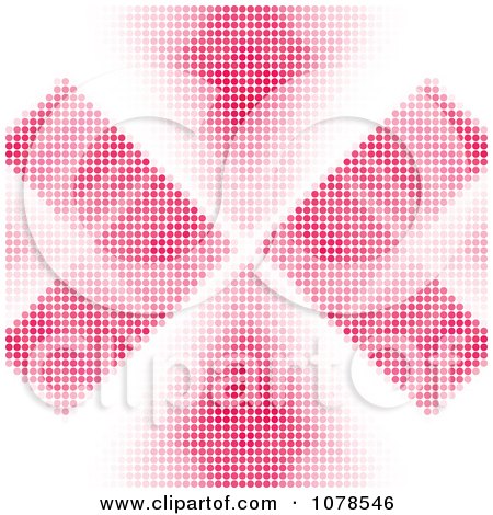 Clipart Abstract Pink Dots Background - Royalty Free Vector Illustration by Andrei Marincas