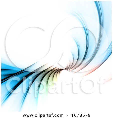 Clipart Colorful Fractal Spiral - Royalty Free CGI Illustration by Arena Creative