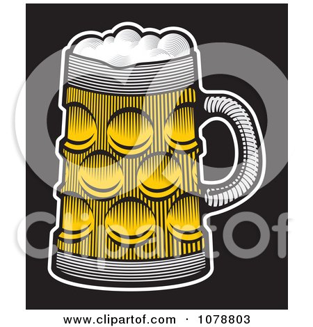 Clipart Mug Of Beer - Royalty Free Vector Illustration by Any Vector