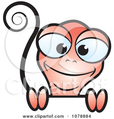 Clipart Happy Lizard 2 - Royalty Free Vector Illustration by Lal Perera