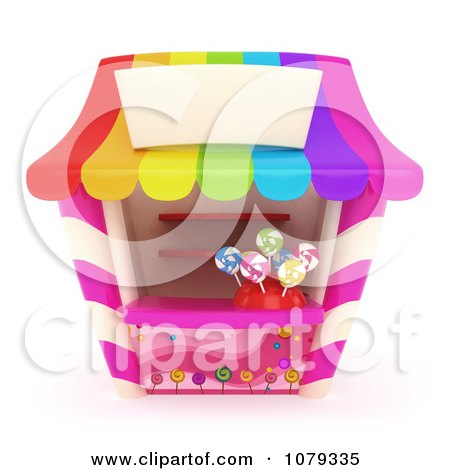 Clipart 3d Candy Shop - Royalty Free CGI Illustration by BNP Design Studio