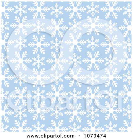 Clipart Blue Christmas Snowflake Winter Background 2 - Royalty Free Vector Illustration by KJ Pargeter