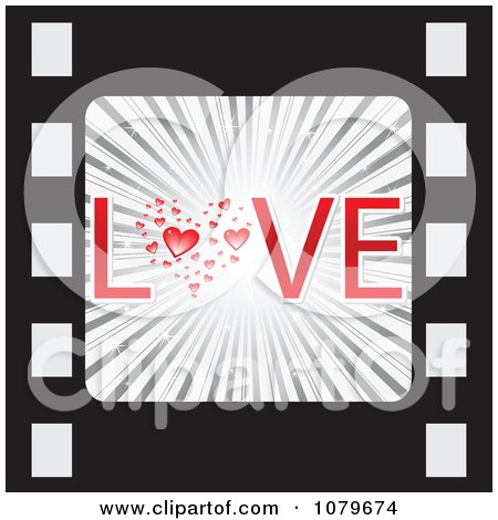 Clipart Love Film Strip Icon - Royalty Free Vector Illustration by Andrei Marincas