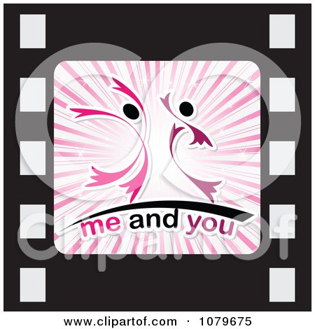 Clipart Me And You Film Strip Icon - Royalty Free Vector Illustration by Andrei Marincas