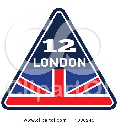 Clipart 2012 London Olympics Triangle - Royalty Free Vector Illustration by patrimonio