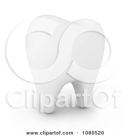 Clipart 3d Human Tooth - Royalty Free CGI Illustration by BNP Design Studio