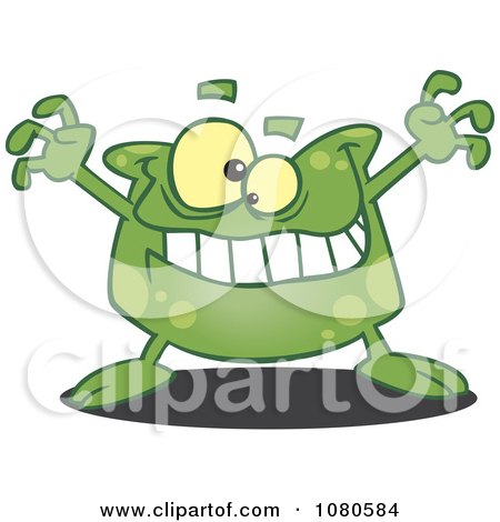 Clipart Spotted Goober Monster - Royalty Free Vector Illustration by toonaday
