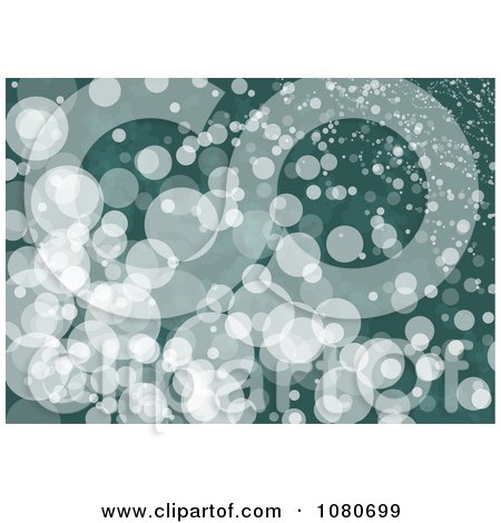 Clipart Background Of Bubbles On Teal - Royalty Free Illustration by Prawny