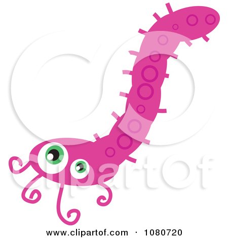 Clipart Pink Germ Doodle - Royalty Free Vector Illustration by Prawny