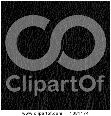 Clipart Black Leather Texture Background - Royalty Free Vector Illustration by KJ Pargeter