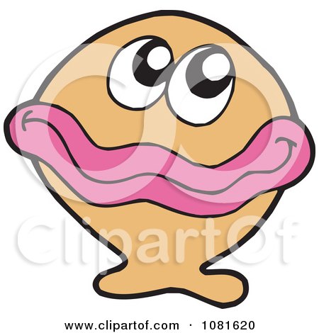 Clipart Happy Clam - Royalty Free Vector Illustration by visekart