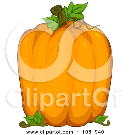 Clipart Oversized Pumpkin - Royalty Free Vector Illustration by BNP Design Studio