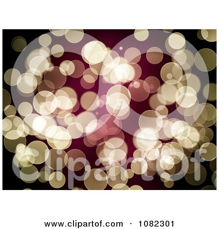 Clipart Sparkling Bokeh Light Background - Royalty Free Illustration by oboy