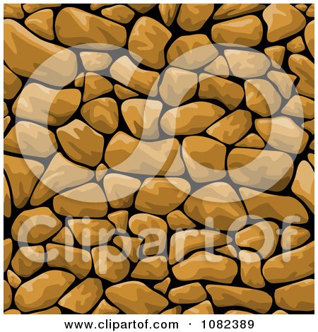 Clipart Brown Cobblestone Background - Royalty Free Vector Illustration by Vector Tradition SM