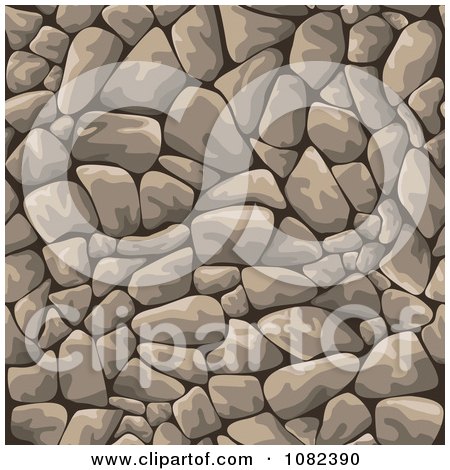 Clipart Gray Cobblestone Background - Royalty Free Vector Illustration by Vector Tradition SM