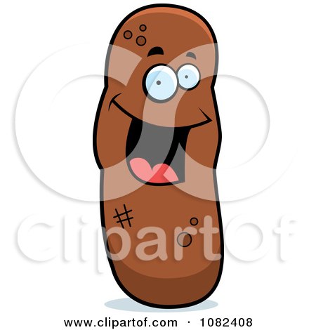 Clipart Smiling Turd Character - Royalty Free Vector Illustration by Cory Thoman