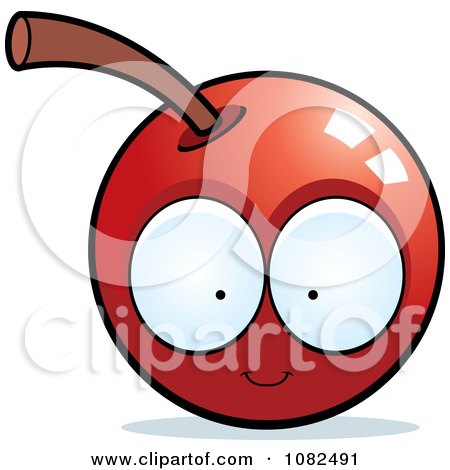 Clipart Cherry Character - Royalty Free Vector Illustration by Cory Thoman