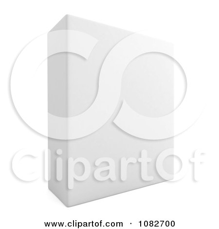 Clipart 3d Blank White Box - Royalty Free CGI Illustration by BNP Design Studio